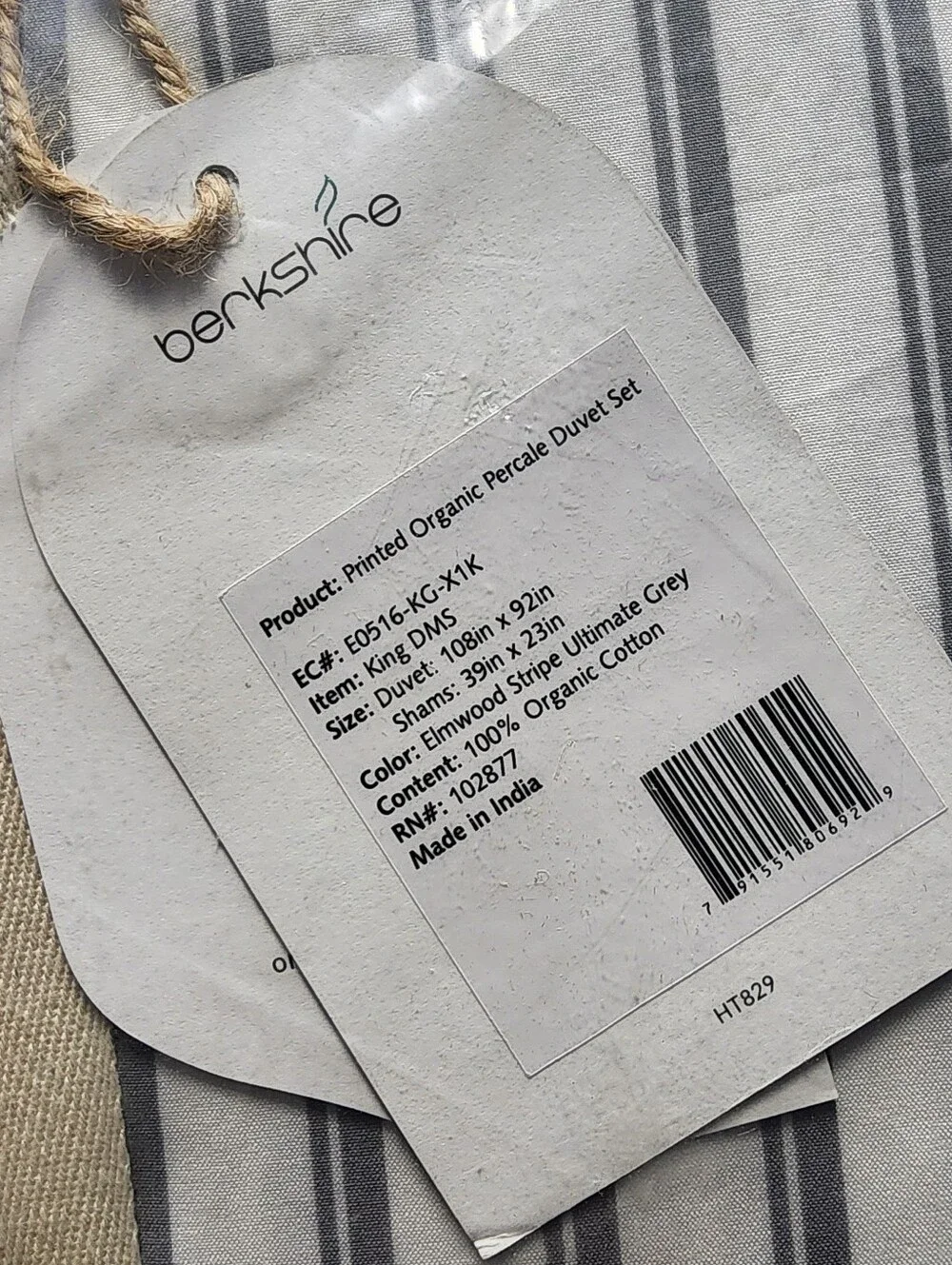 Berkshire 100% Cotton Duvet and Shams - KING